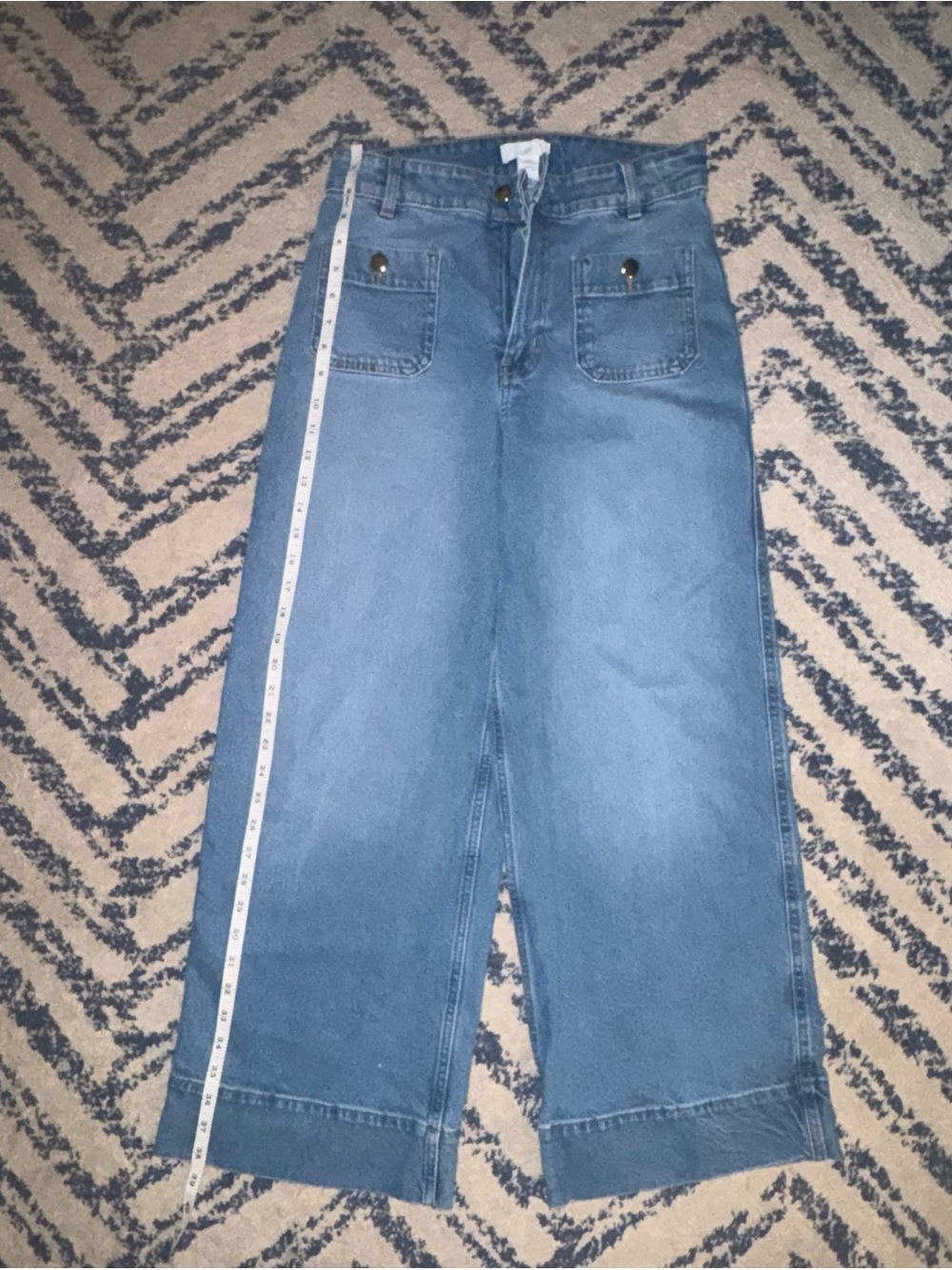 H&M high waist Women’s Wide Leg Denim Jeans - Blue